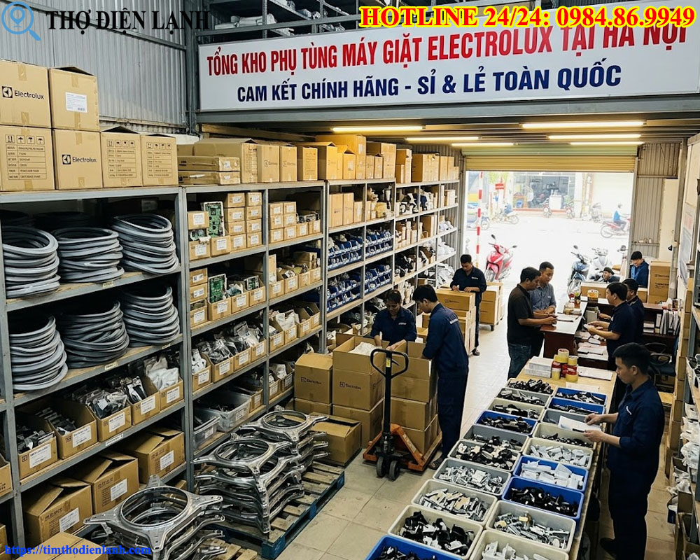 Tổng Kho Phụ Tùng Máy Giặt Electrolux Tại Hà Nội