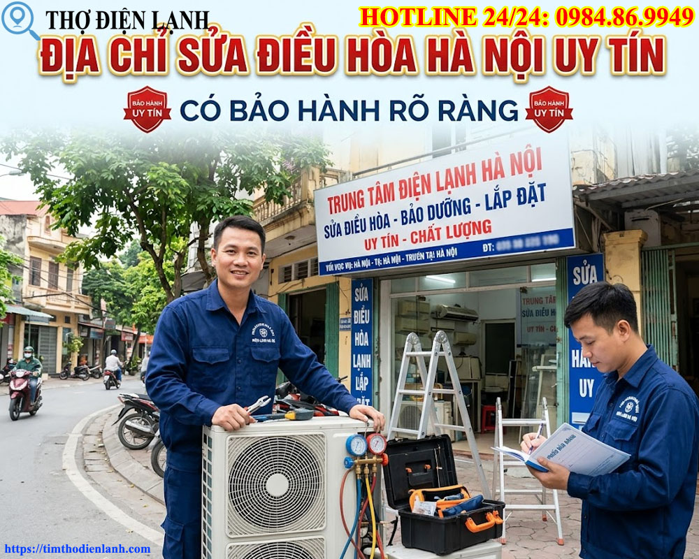 địa chỉ sửa điều hòa Hà Nội uy tín