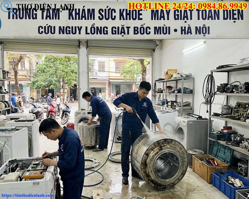 trung tâm khám sức khỏe máy giặt toàn diện