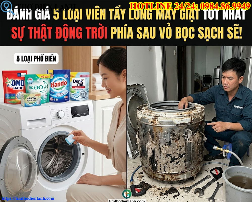 viên tẩy lồng máy giặt tốt nhất